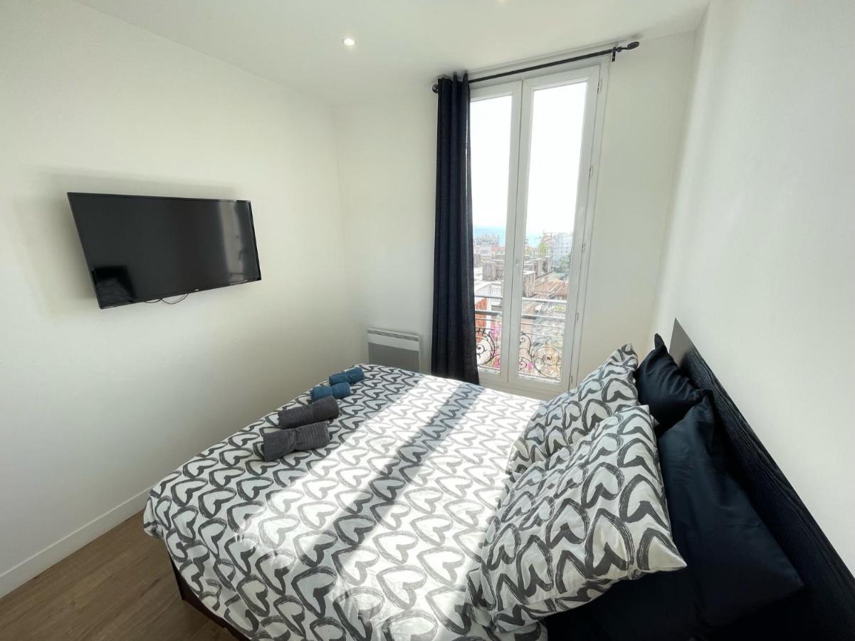 Nice Renting - Cambrai - Luxurious Sea View Terrasse - King Bed - Parking - Ac - Fully Equipped Eksteriør bilde
